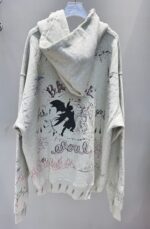 爆買いで大得価 セントマ イケル 偽物 レトロな手描きの落書きユニセックススウェットシャツ
