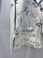 爆買いで大得価 セントマ イケル 偽物 レトロな手描きの落書きユニセックススウェットシャツ