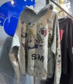 お値打ち価格 セントマイケル スーパーコピー 優良サイト 口コミ 手描き グラフィティプリントのフード付きス