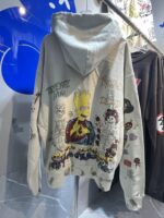 お値打ち価格 セントマイケル スーパーコピー 優良サイト 口コミ 手描き グラフィティプリントのフード付きス