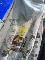 お値打ち価格 セントマイケル スーパーコピー 優良サイト 口コミ 手描き グラフィティプリントのフード付きス