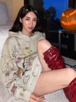 お値打ち価格 セントマイケル スーパーコピー 優良サイト 口コミ 手描き グラフィティプリントのフード付きス