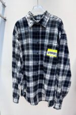 大特価！新商品! ヴェトモン コピー チェック柄長袖ルーズシャツ