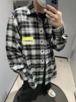 大特価！新商品! ヴェトモン コピー チェック柄長袖ルーズシャツ