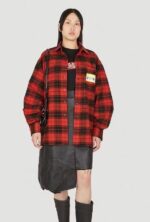 大特価！新商品! ヴェトモン コピー チェック柄長袖ルーズシャツ