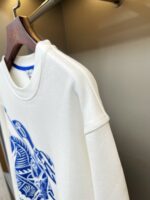 今季セール 限定品 バーバリー スーパーコピー プリントクルーネックスウェットシャツ