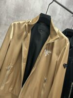 2024 秋冬 プラダ スーパーコピー 優良サイト 口コミ メンズ スタンドカラー ジャケット