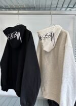 ステューシー コピー ピュアコットンプラスベルベットソフトハット刺繍 パーカー