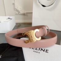 セリーヌ細身ベルト n級 スタイリッシュでブランド代用にも満足度