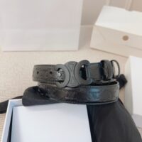 定番 セリーヌベルト n級 シンプルで使いやすい本革モデル