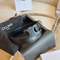 芸能人愛用 セリーヌ本革ベルト ブランド コピー 上品なアクセントに
