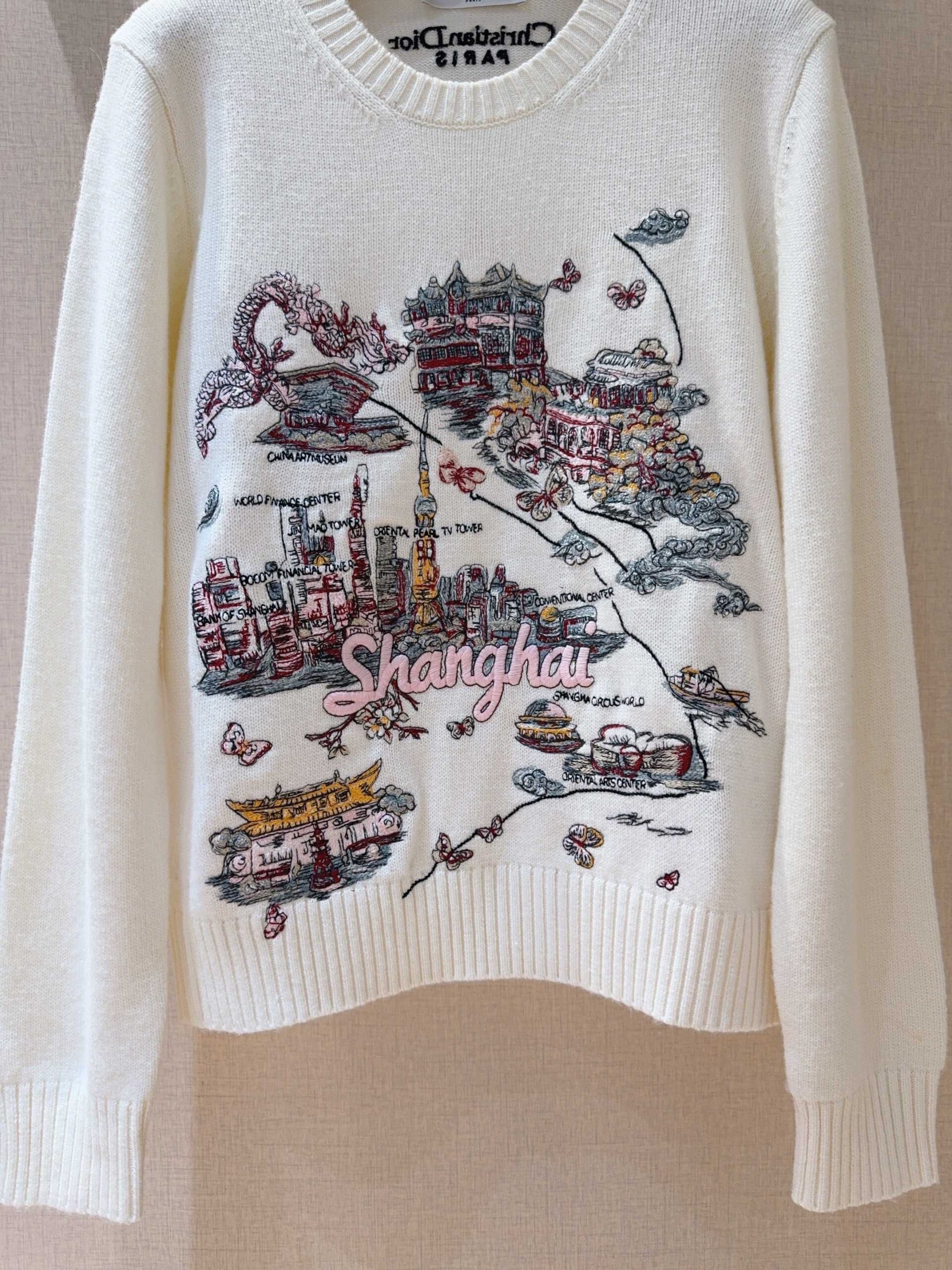 ディオール スーパーコピー ニット 上海刺繍 デザインセーター|スーパーコピーn級優良店 4 ディオール スーパーコピー ニット 上海刺繍 デザインセーター|スーパーコピー服