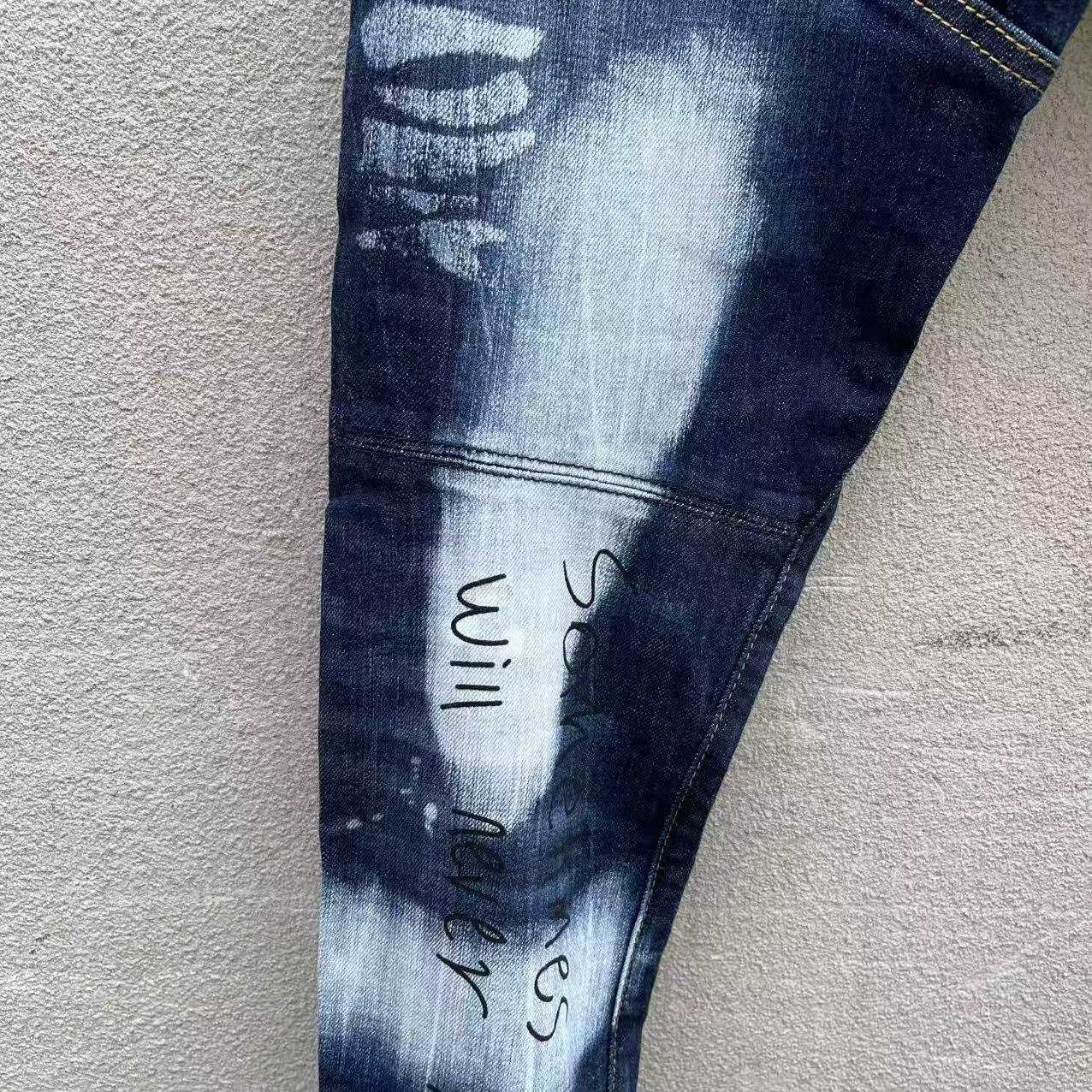 ディースクエアード ブランド コピー 安全通販 ペイント塗鴉デニム ストリート感強めの細身モデル|スーパーコピーn級優良店 9 ディースクエアード ブランド コピー 安全通販 ペイント塗鴉デニム ストリート感強めの細身モデル|スーパーコピー服