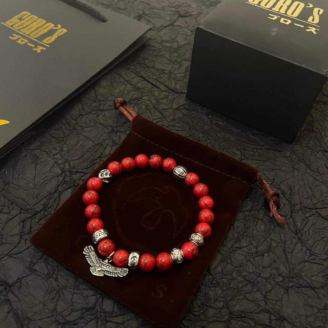 ゴローズ スーパーコピー 優良サイト レッドビーズ イーグルチャーム ブレスレット 重厚感 民族風|スーパーコピーn級優良店 3 ゴローズ スーパーコピー 優良サイト レッドビーズ イーグルチャーム ブレスレット 重厚感 民族風|スーパーコピー服
