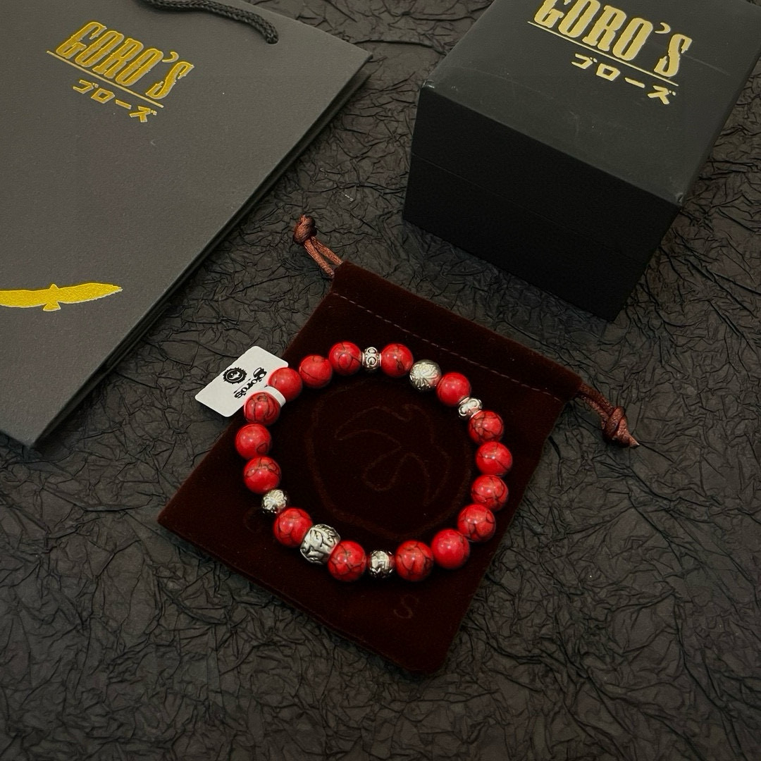 ゴローズ スーパーコピー レッドストーン ビーズ ブレスレット シルバーパーツ 重厚感|スーパーコピーn級優良店 6 ゴローズ スーパーコピー レッドストーン ビーズ ブレスレット シルバーパーツ 重厚感|スーパーコピー服