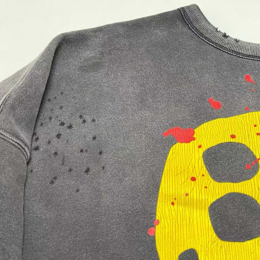 セイントマイケル ブランド コピー 安全通販 ブラック スマイルニット 血しぶきダメージ グランジ|スーパーコピーn級優良店 6 セイントマイケル ブランド コピー 安全通販 ブラック スマイルニット 血しぶきダメージ グランジ|スーパーコピー服