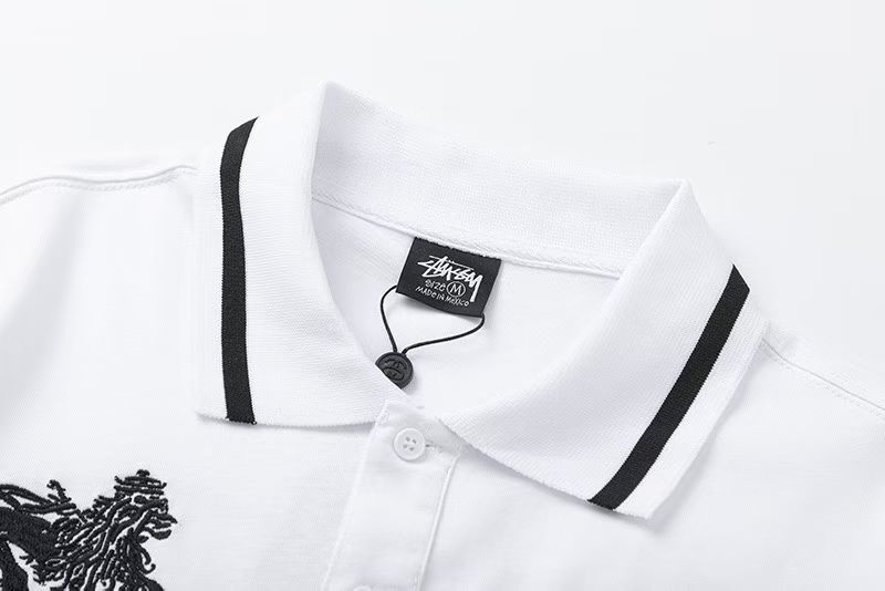 ステューシー コピー 獅子エンブレム×8ボール 刺繍入りポロシャツ ワールドツアー仕様の人気ストリートモデル|スーパーコピーn級優良店 6 ステューシー コピー 獅子エンブレム×8ボール 刺繍入りポロシャツ ワールドツアー仕様の人気ストリートモデル|スーパーコピー服