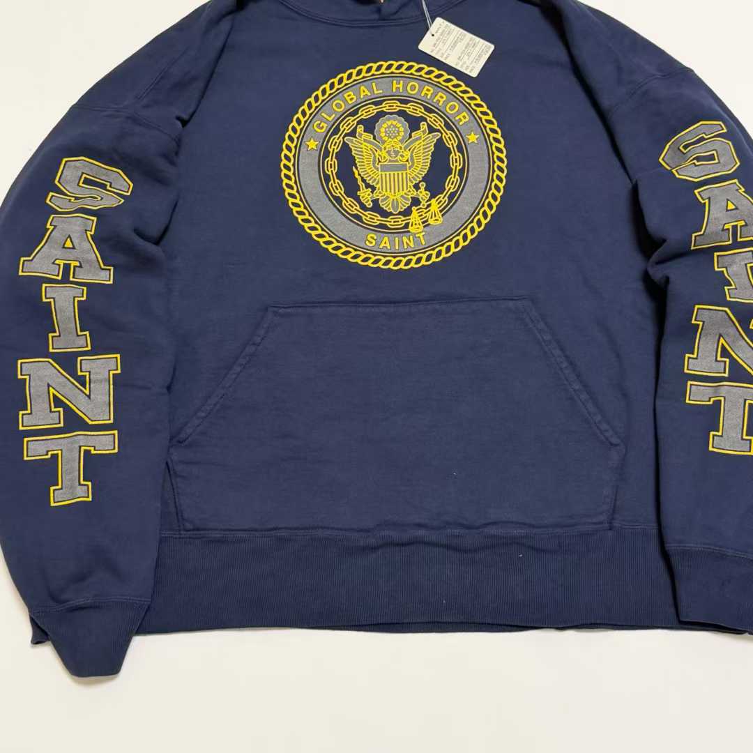 セントマイケル ブランド コピー ロゴフーディー カレッジ風 デザインパーカー ストリート定番｜スーパーコピー服