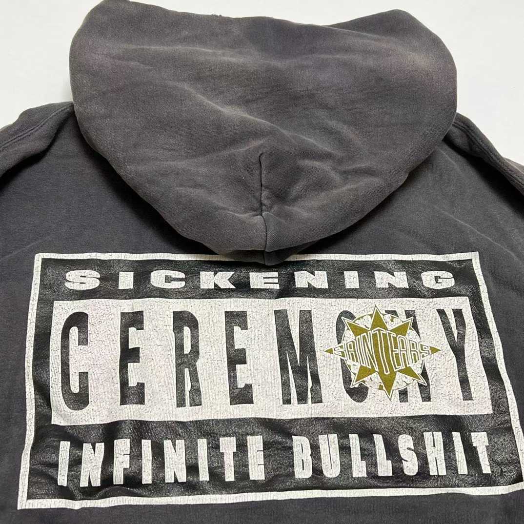 セントマイケル ブランド コピー 安全通販 星形グラフィック フーディ 重厚感ある定番モデル｜スーパーコピー服