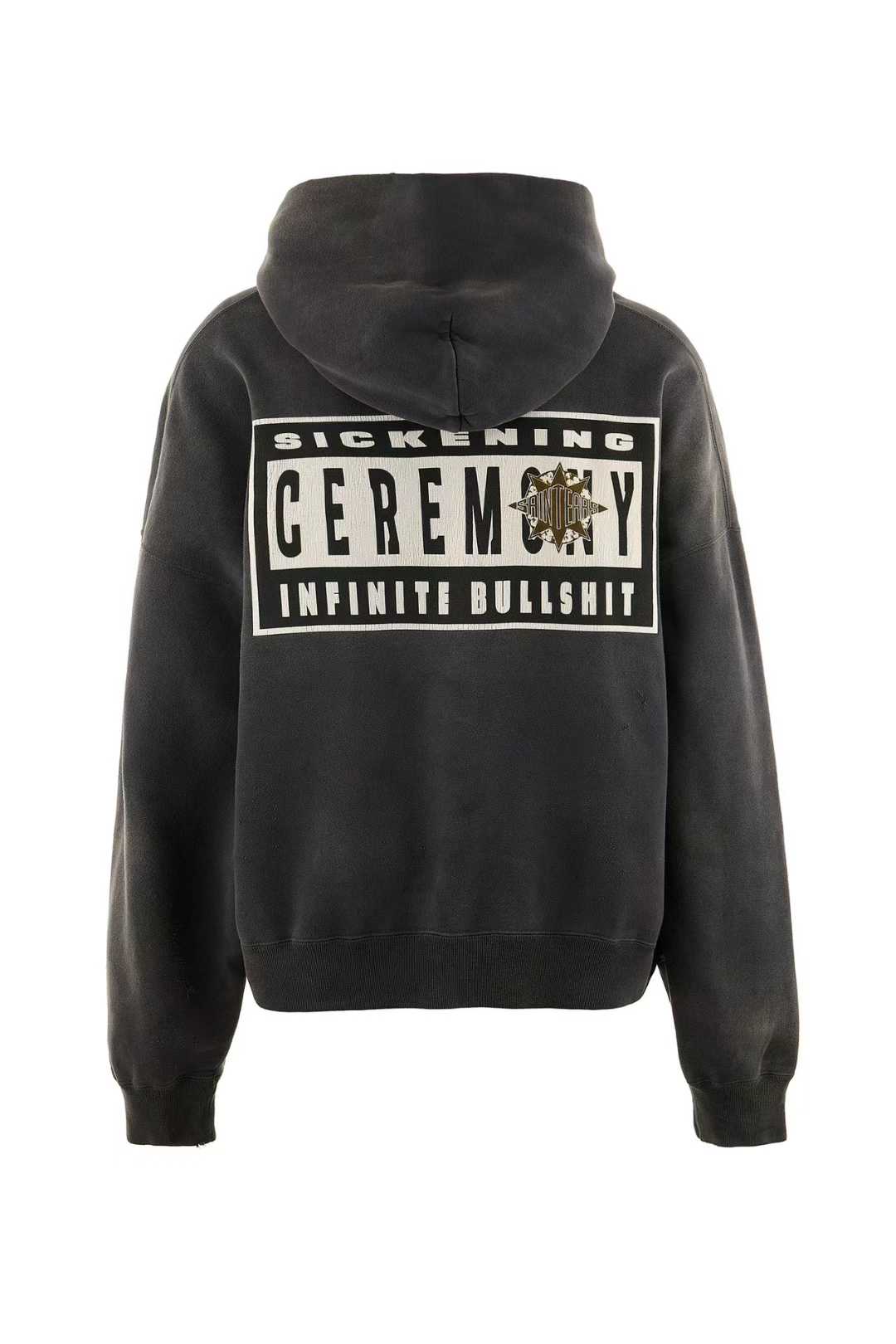 セントマイケル ブランド コピー 安全通販 星形グラフィック フーディ 重厚感ある定番モデル｜スーパーコピー服