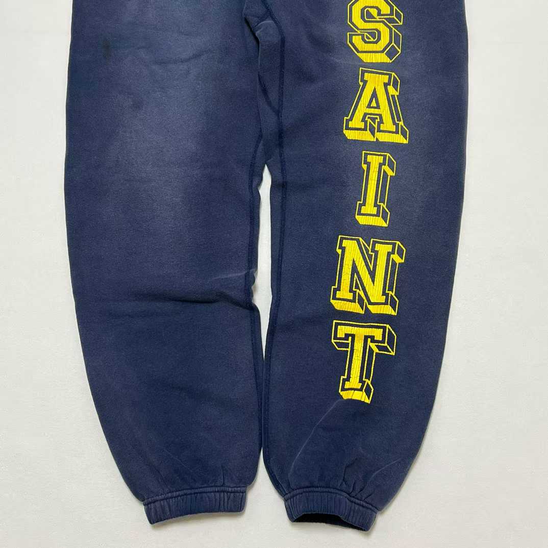 セントマイケル n級コピー ロゴスウェットパンツ ネイビー 上質感 カジュアル｜スーパーコピー服