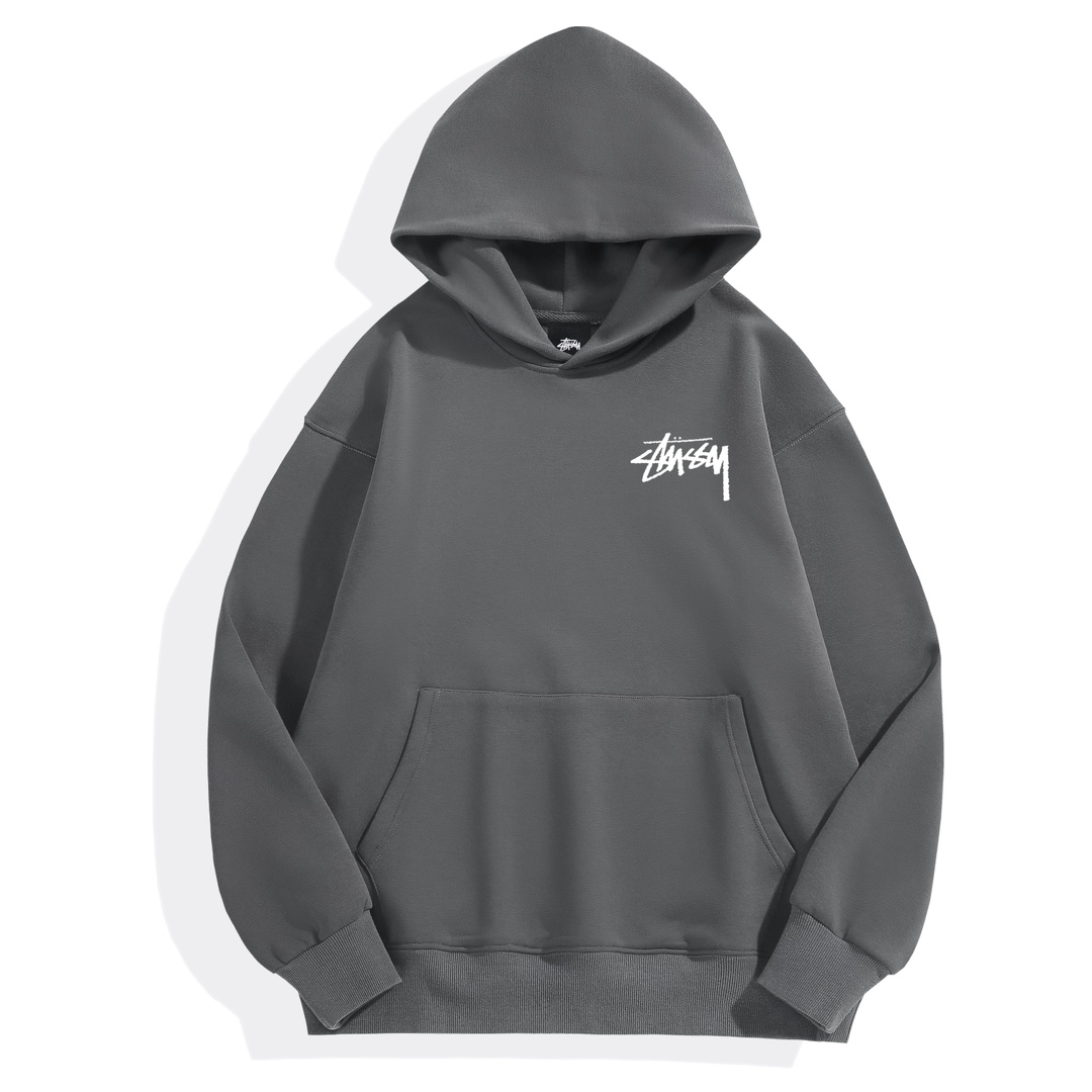 Stussy 偽物販売店 写真プリントフーディ ストリート映えする都会派デザイン×上質スウェット｜スーパーコピー服