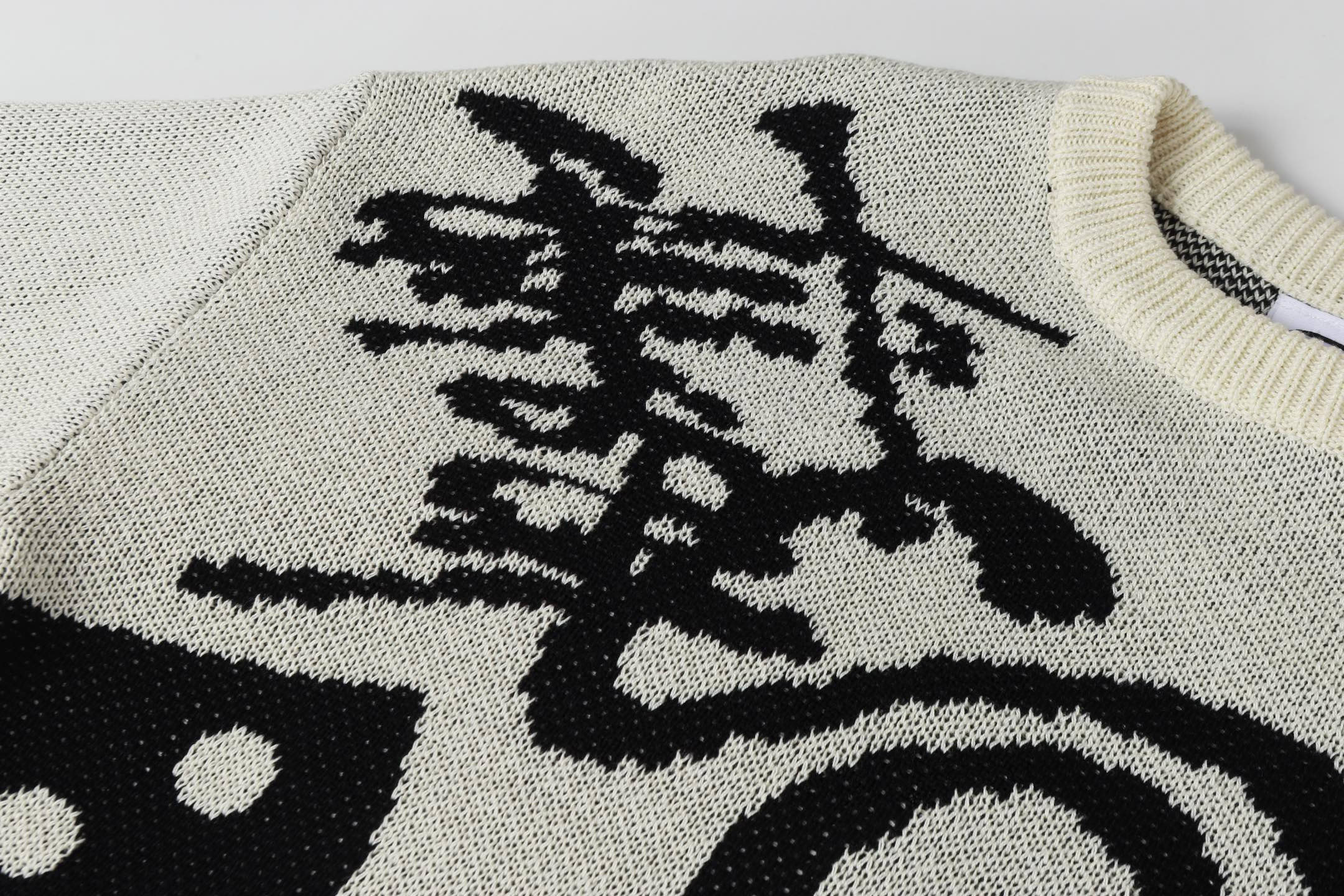 Stussy コピー アート柄ニットセーター 個性派デザイン×存在感溢れるストリート風｜スーパーコピー服