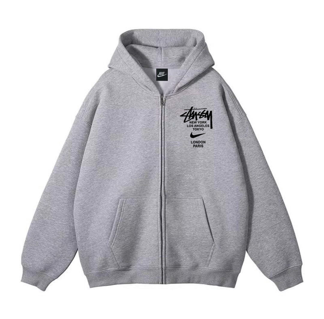 Stussy スーパーコピー 優良サイト パーカー ジップアップ万能デザイン 使いやすさ抜群の定番フーディ|スーパーコピーn級優良店 1 Stussy スーパーコピー 優良サイト パーカー ジップアップ万能デザイン 使いやすさ抜群の定番フーディ|スーパーコピー服