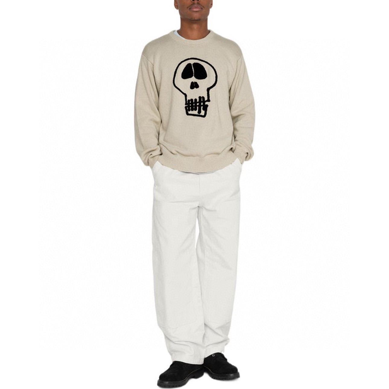 ステューシー スーパーコピー スカルデザイン ニットトップス 個性際立つストリート映えホワイトモデル|スーパーコピーn級優良店 8 ステューシー スーパーコピー スカルデザイン ニットトップス 個性際立つストリート映えホワイトモデル|スーパーコピー服