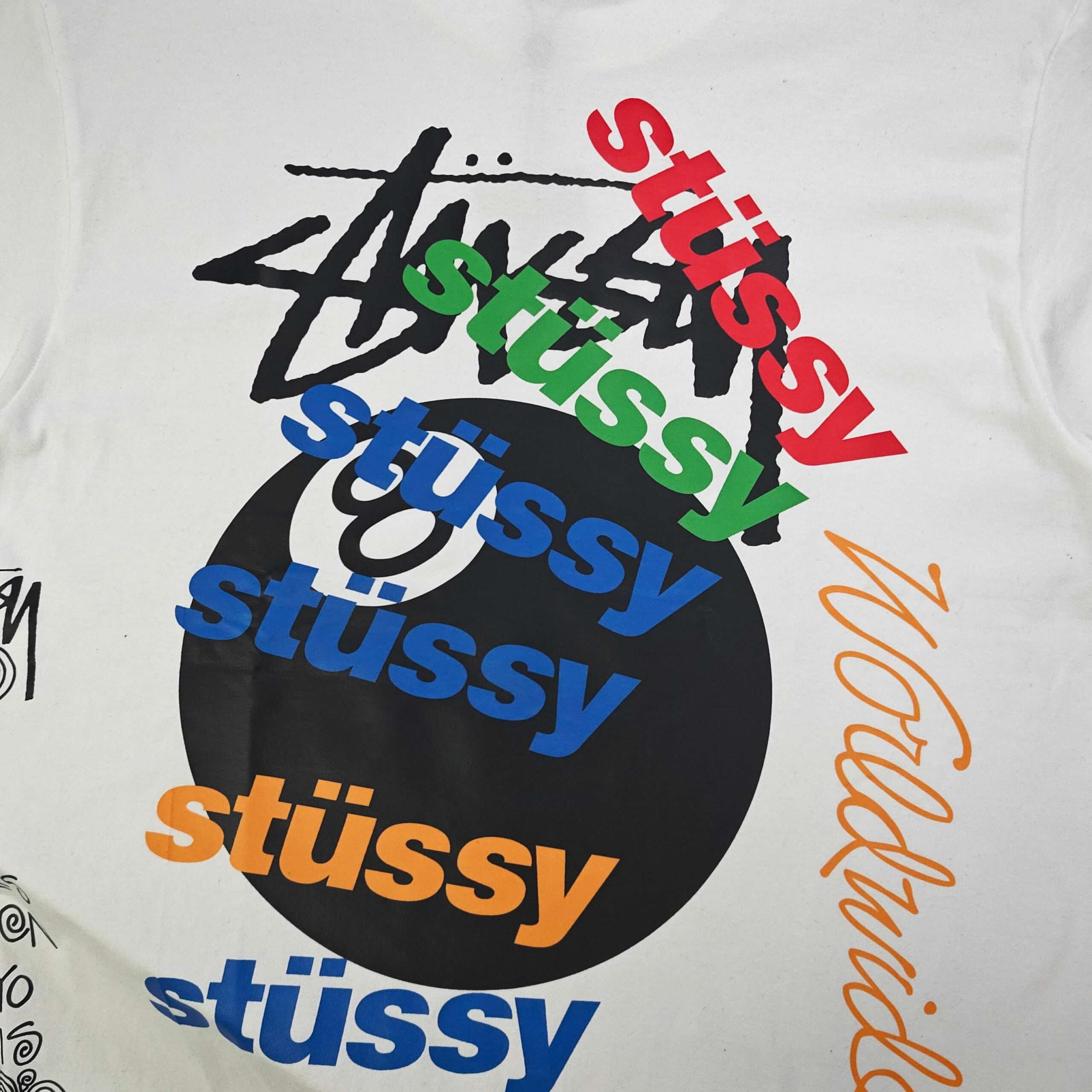 ステューシー スーパーコピー 8ボール多色ロゴTシャツ 都会系ストリート映えの限定風デザイン｜スーパーコピー服