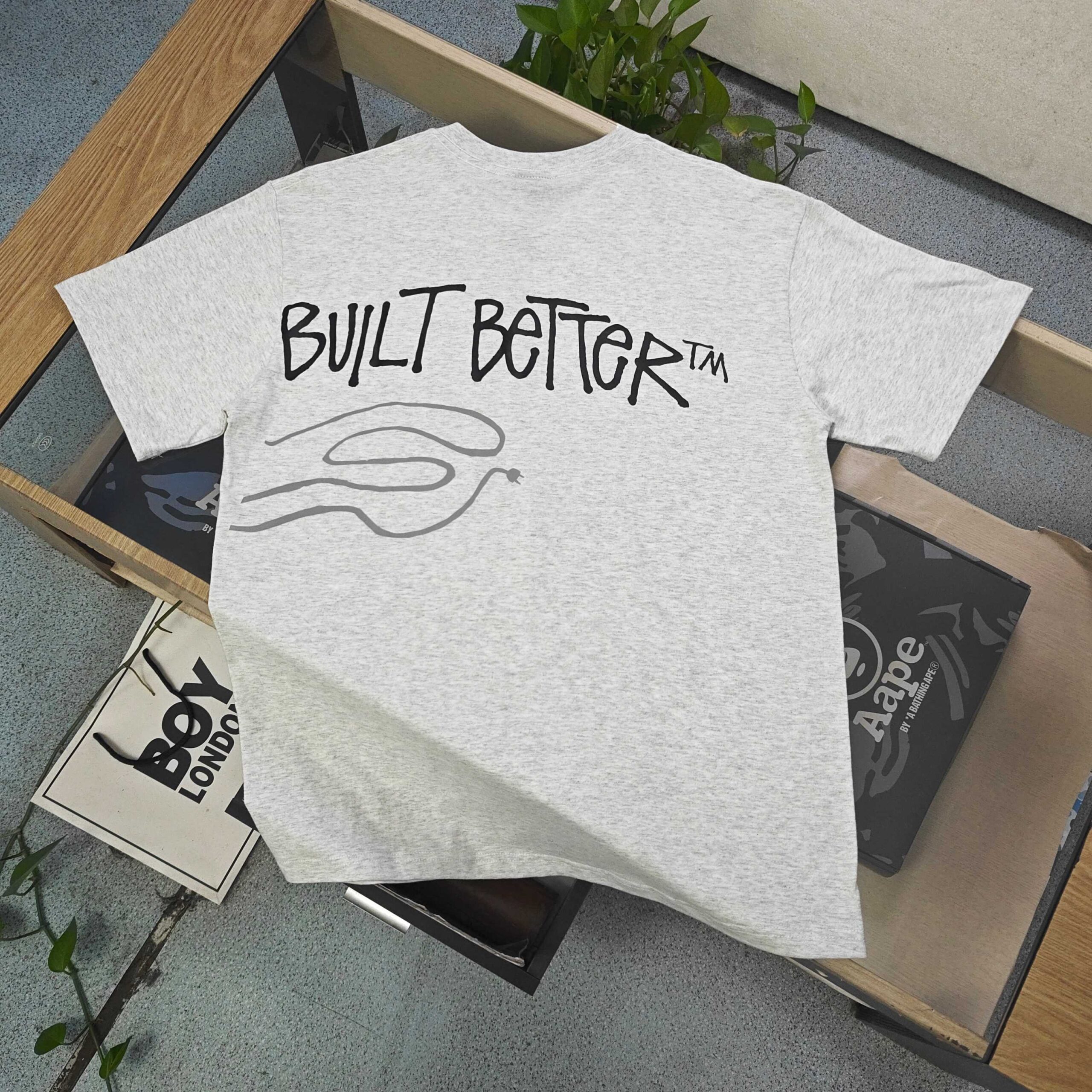 ステューシー n級コピー Built Better ロゴアートTシャツ｜遊び心あるストリート表現｜スーパーコピー服