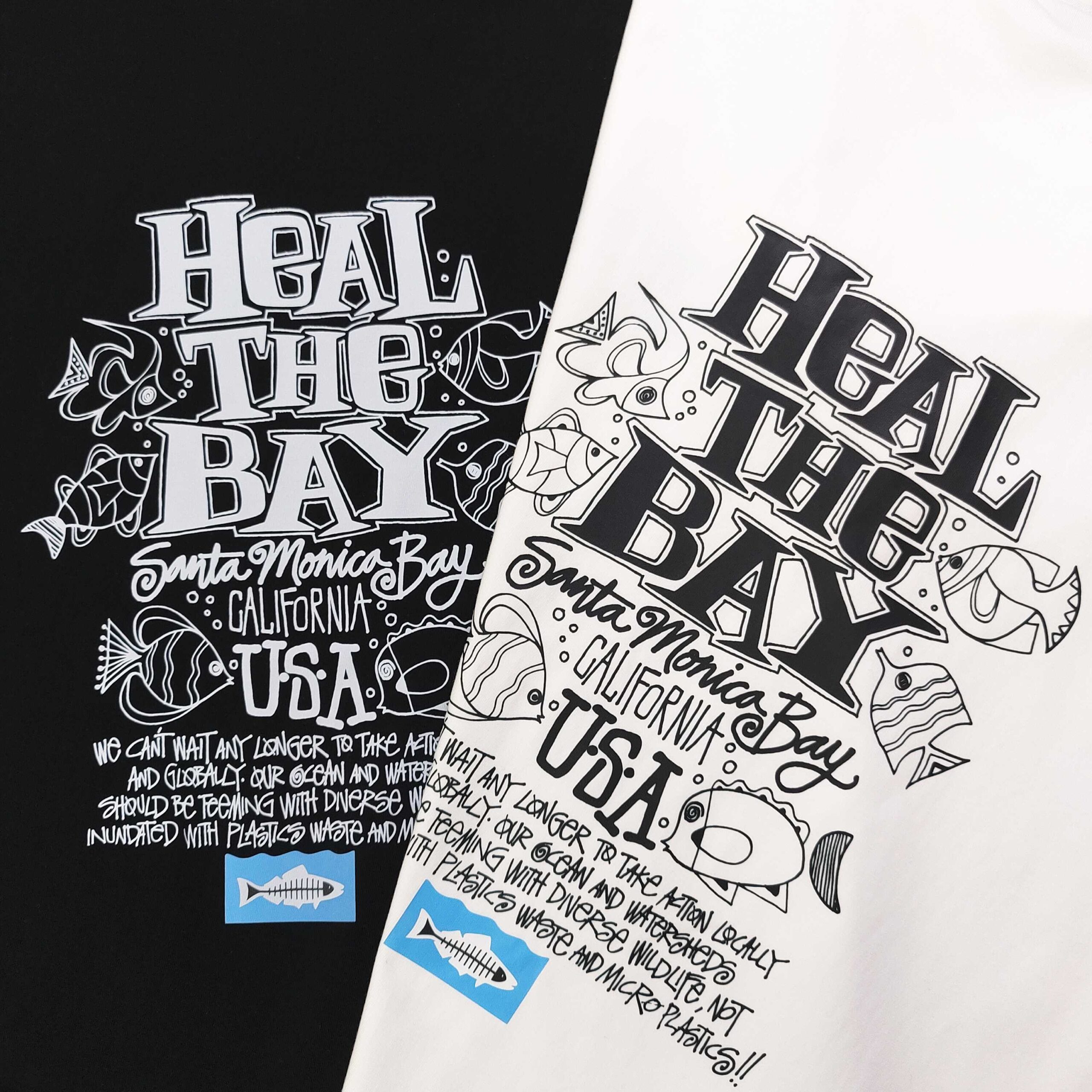 ステューシー 芸能人偽物 HEAL THE BAY 海洋保護アートTシャツ｜爽やかデザインが魅力｜スーパーコピー服