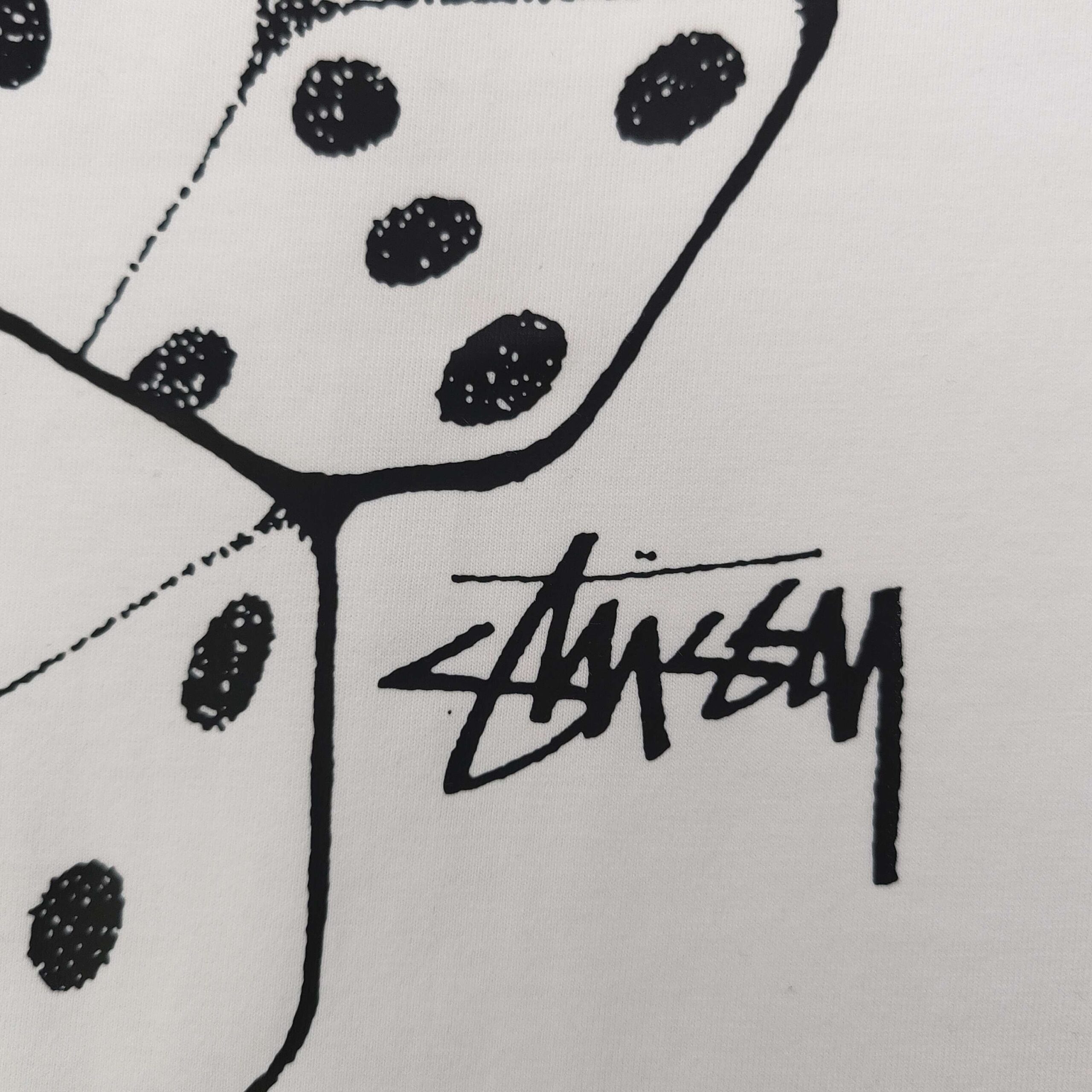 ステューシー 高仿 火焰ダイスグラフィックTシャツ｜立体感あるストリート定番デザイン｜スーパーコピー服