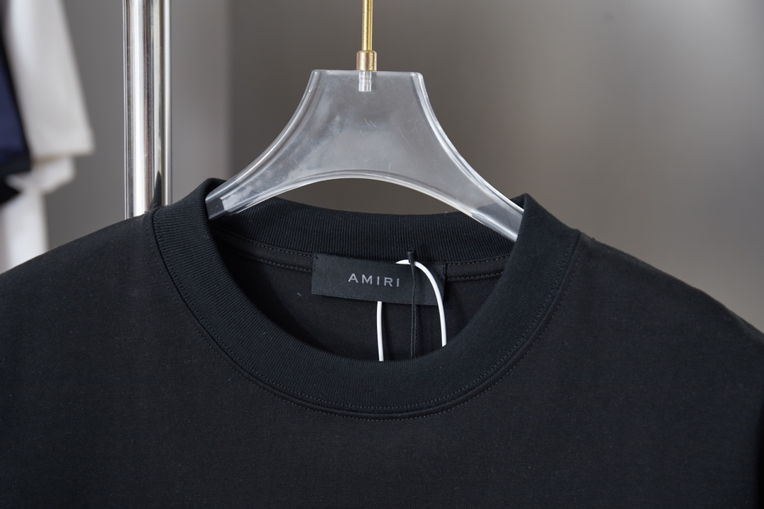 AMIRI スーパーコピー 優良サイト ロゴTシャツ 定番モデル 通気 男女兼用 高再現度 満足度高い｜スーパーコピー服