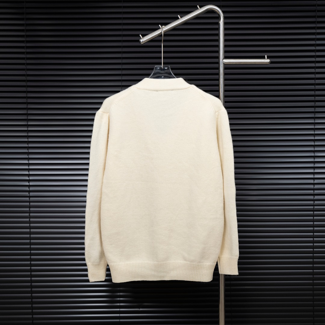 AMIRI コピー ボーンデザイン ニットカーディガン メンズ ストリート 上質ニットモデル｜スーパーコピー服