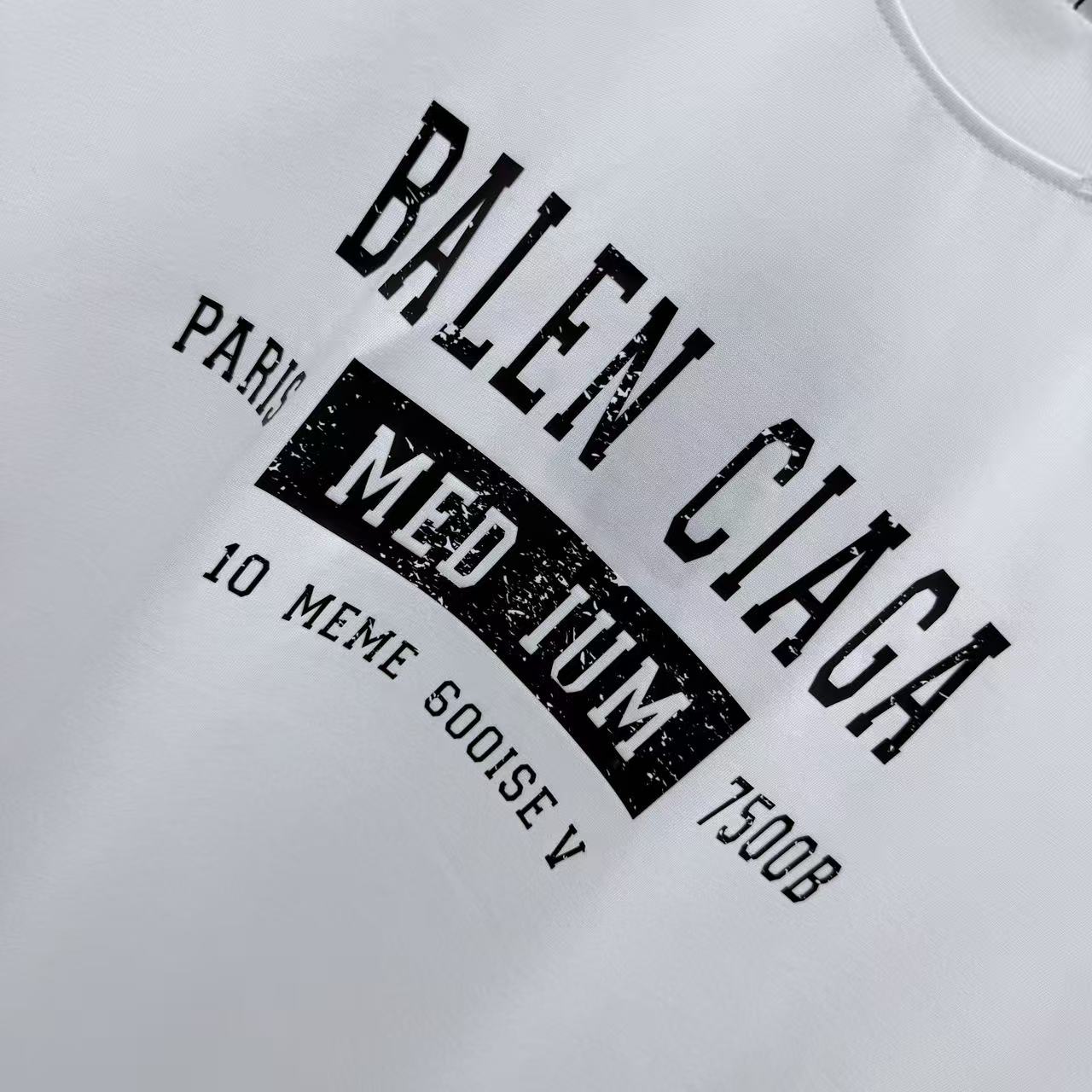 バレンシアガ コピー MEDIUMフロントロゴTシャツ｜都会系ユニセックスモード｜スーパーコピー服